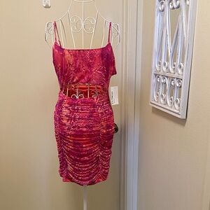 Enfocus Studio Pink Backless Dress